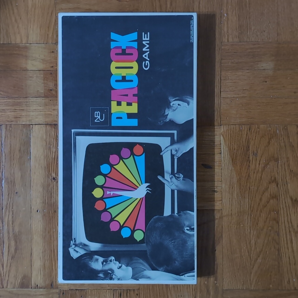 VTG NBC Peacock Board Game NIB